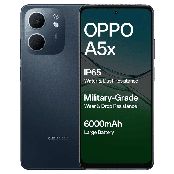 Buy oppo A5x 5G (6GB RAM, 128GB, Midnight Blue) Online - Croma